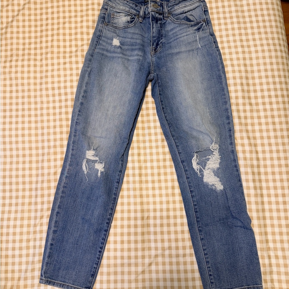 Fashion Nova Light Blue Straight Leg Jeans